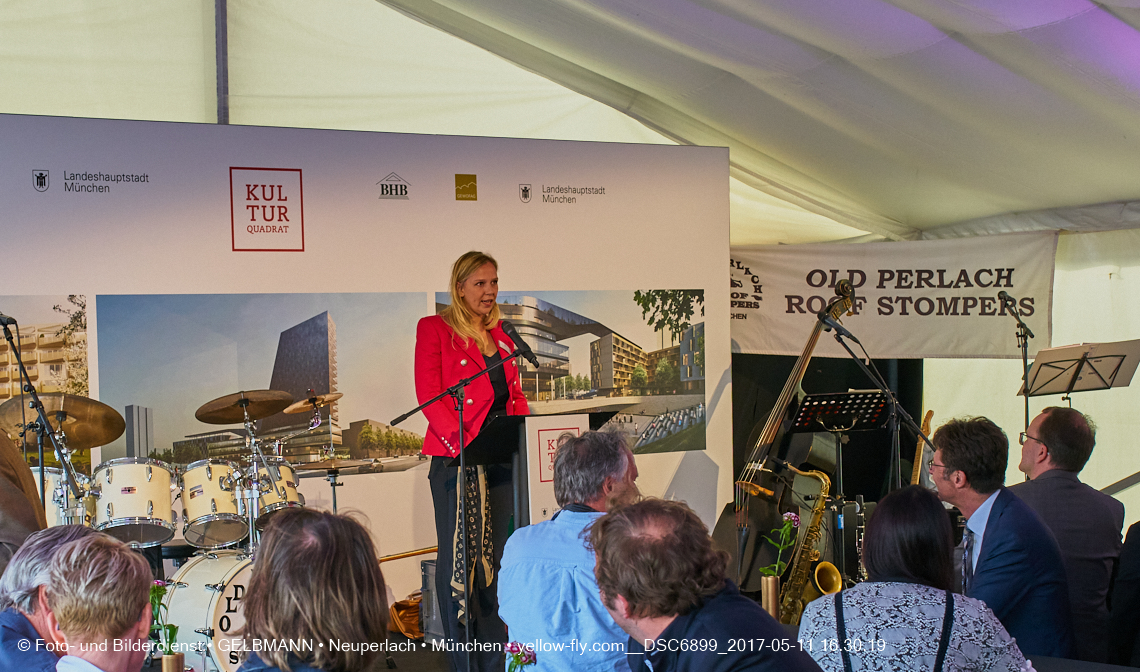 11. Mai 2017 - Grundsteinlegung für die LOGE und dem Kulturquadrat in Neuperlach